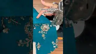 Handwork per silai lagane ka tarika    #tips #viralvideo #fashion