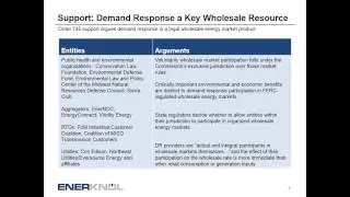 EnerKnol Research Webcast--Part 1 of 3--The Future of Demand Response Under Different RTO Frameworks