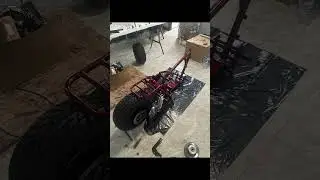 Custom 1 of 1 TrailMaster mb 200 street rider powder coated cherry red illusion