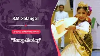 Bella y encantadora😍 es S M  Solange I 👑 en su baile de exhibición del concurso Henry Mariluz💚