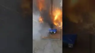 CATL 40ah large single battery puncture test#test #battery #lithium #lipo #power #destroy #factory