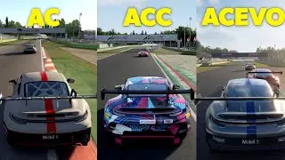 Assetto Corsa Evo graphics vs AC vs ACC