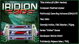 Iridion 3D (GBA) [Soundtrack in QUAD HD & 320 KBPS]