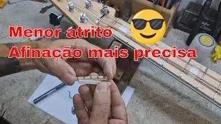 Faça isso no Nut do seu instrumento