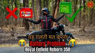 Проблемы с аккумулятором Royal Enfield Reborn 350 | не совершайте эту ошибку #royalenfield #royal...