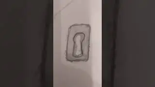 how to draw keyhole #keyhole #drawing #viral #shorts #shortsfeed