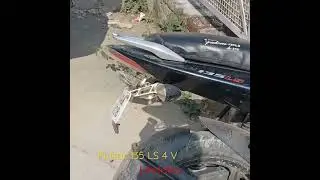 Rear Number plate | Special Feature | Bajaj pulsar 135 LS 4 Valve #shorts
