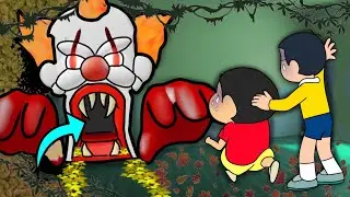Shinchan Trapped In Horror Park 😱