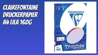 BEWERTUNG (2026): Clairefontaine Druckerpapier A4 Lila 160g. Infos