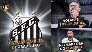 NOVO PATROCÍNIO / DETALHES DAS NEGOCIAÇÕES / MT PRESSIONADO E MUITO MAIS DO SANTOS