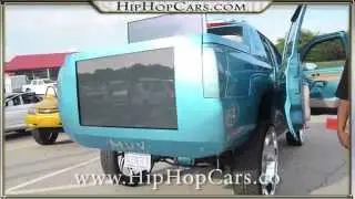 Candy Escalade on 32 inch Asanti custom wheels TVs crazy!!