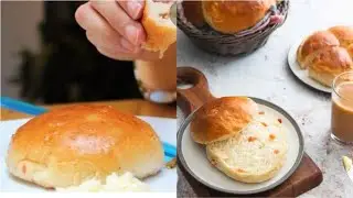 Cheesy Stuffed Bun Maska Recipe/Bun Maska Recipe/Masala Bun Maska Recipe/Tasty evening snack Recipes