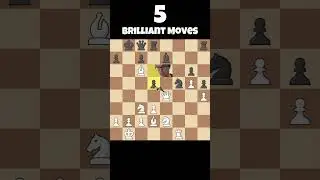 💀5 Brilliant Sacrifice Moves ♟️ #shorts #chess