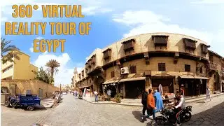 Walk Through Al-Muizz Street, Old Cairo | 360&deg; Virtual Reality Tour of Egypt VR