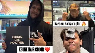 Nazeem ka hair color 💇 | keune hair color brand ❤️
