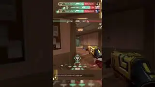 5 Bullets enough to WIN a ROUND | VALORANT Chamber 1 TAP HeadHunter ACE #shorts ACE#09