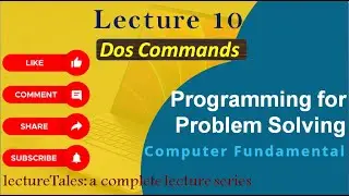 1.10 DOS Commands | MS DOS | Disk Operating System | internal commands | external commands