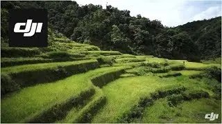 DJI S800 Flying Over Banaue Rice Terraces in Philippines