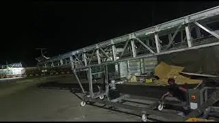 SS 304 Telescopic Belt Conveyor Boom Extension- Megabotic Machines Pvt Ltd