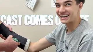 GETTING CAST OFF BROKEN RIGHT ARM AFTER SCARY CAR CRASH ACCIDENT