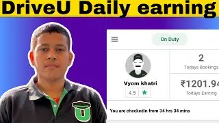 Day 2 with driveU partner || vyomkhatri