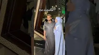 Munawar Faruqui with his wife mehzabeen together eid mubarak bakra Eid mubarak