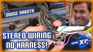 1999 Dodge Dakota Stereo Install Hardwire, No Harness