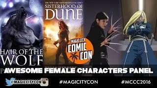 Awesome Female Characters Panel at Magic City Comic Con Jan 2016