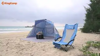 KingCamp High Mesh Back Beach Folding Chair KC1901