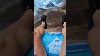 Monster Half Pipe Water Slide at Badeparadies