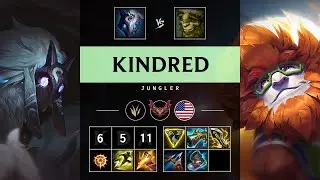 Kindred Jungle vs Ivern - NA Grandmaster Patch 25.17
