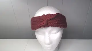 Loom Knit headband part 2