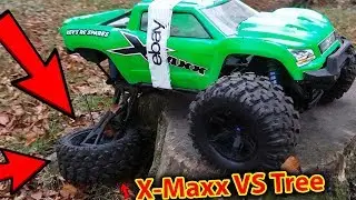 Traxxas X-Maxx VS TREE Epic BASH Session