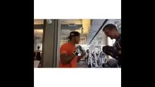 Lewis Hamilton (F1 Champion) boxing training