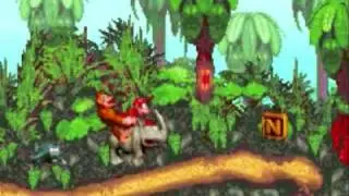 Donkey Kong Country Level 1-1 Jungle Hijinxs