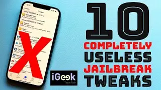 10 COMPLETELY USELESS JAILBREAK TWEAKS / iOS 14