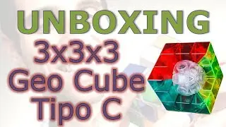 Apresenta&ccedil;&atilde;o do quebra-cabe&ccedil;a Geo Cube 3x3x3 transparente Tipo C (unboxing)