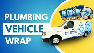 Orlando Plumbing Van Commercial Wrap | Precision Auto Wraps