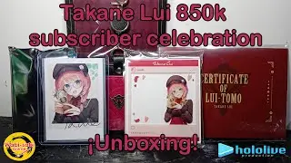 &iexcl;LLEGA LA HOLOHAWK!  - &iexcl;Takane Lui 850k subscriptors celebration! | &iexcl;Unboxing en espa&ntilde;ol!