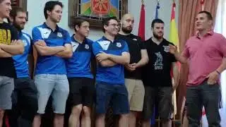 Errekari harrera Udaletxean