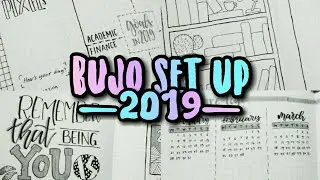 Bullet Journal Set Up 2019