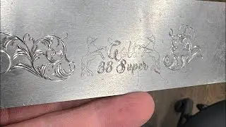 Bright flare cut engraving Stainless steel