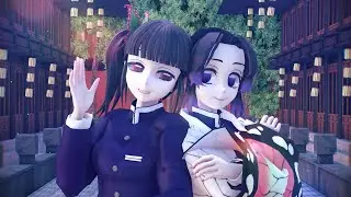【鬼滅のMMD】 Ninja Re Bang Bang (Shinobu and Kanao)