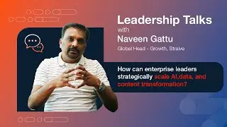 AI Transformation Starts with Your Business Problem | Naveen Gattu