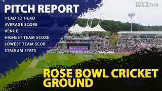 Rose Bowl Stadium Pitch Report | Stats & Records | Batting Or Bowling Pitch #RoseBowlpitchreport