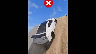 Which car climbs the sand wall #car #carstuntgame #climbing #highspeed #gamin #automobile #carclimb