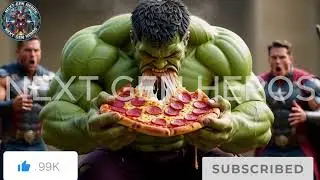 Hulk Eating Pizza NEXTGENHEROS#nextgenheros #marvel #trending #hulk #hulksmash #avengers #avengers