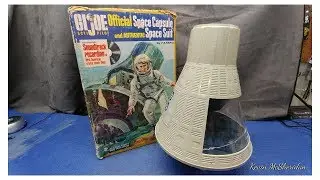 GI Joe Official space capsule, 1960's Window repair!