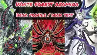 White forest azamina deck profile and deck test novemberr 2025  (espa&ntilde;ol, spanish) 
