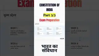 Constitution of India explained || भारत का संविधान PART 3/3 #shorts #constitution #education
